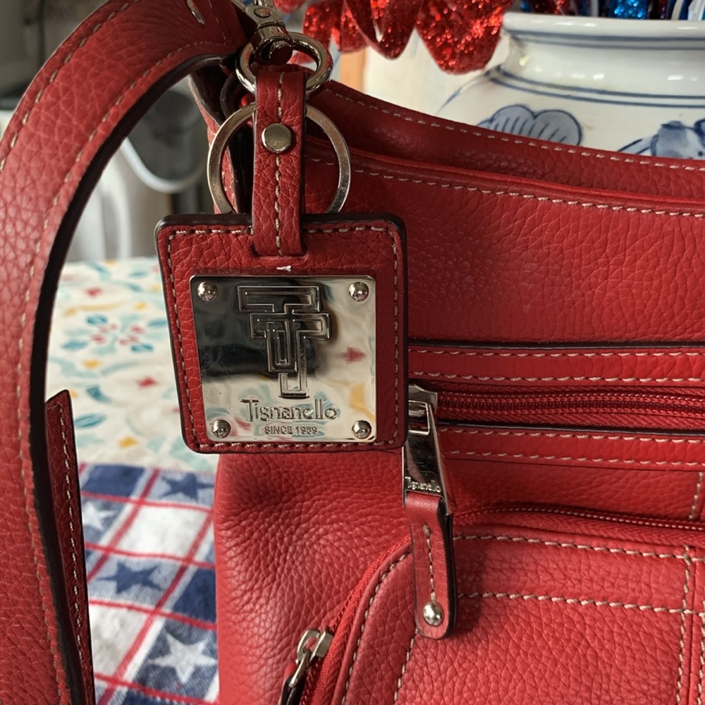 Tignanello Leather Crossbody Bag NWT - Picture 3 of 14